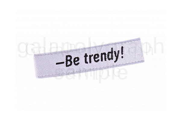 Тканые этикетки-Be trendy!